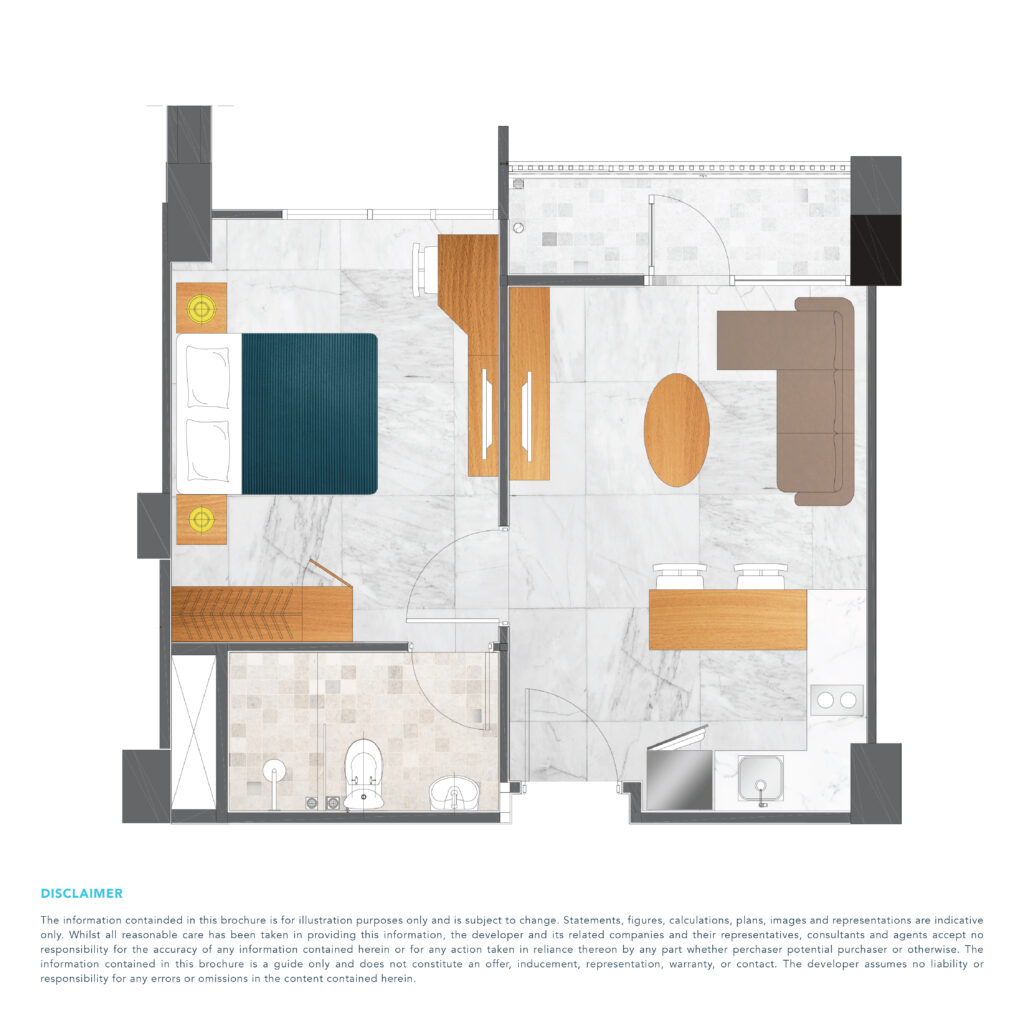 Apartemen 1 Br